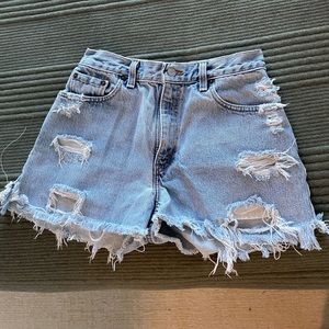Vintage Levi Jean shorts